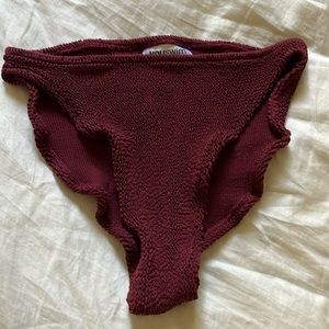 Youswim standard waist bottoms in garnet